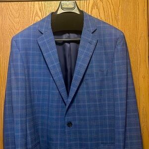 Brooks Brothers Regent blue plaid sports coat (48L)